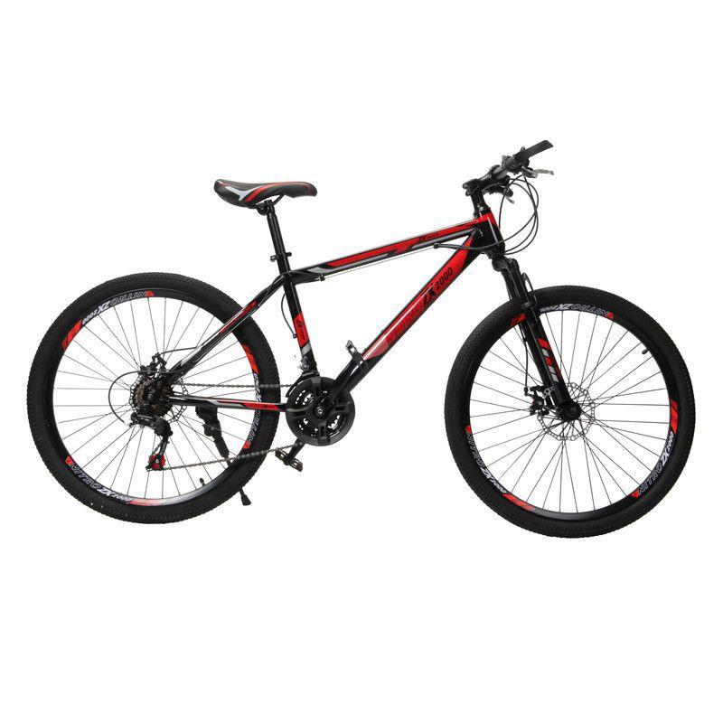 Bike zx2000 aro 26, 21, freio a disco, cambio shimano - Mob Cores